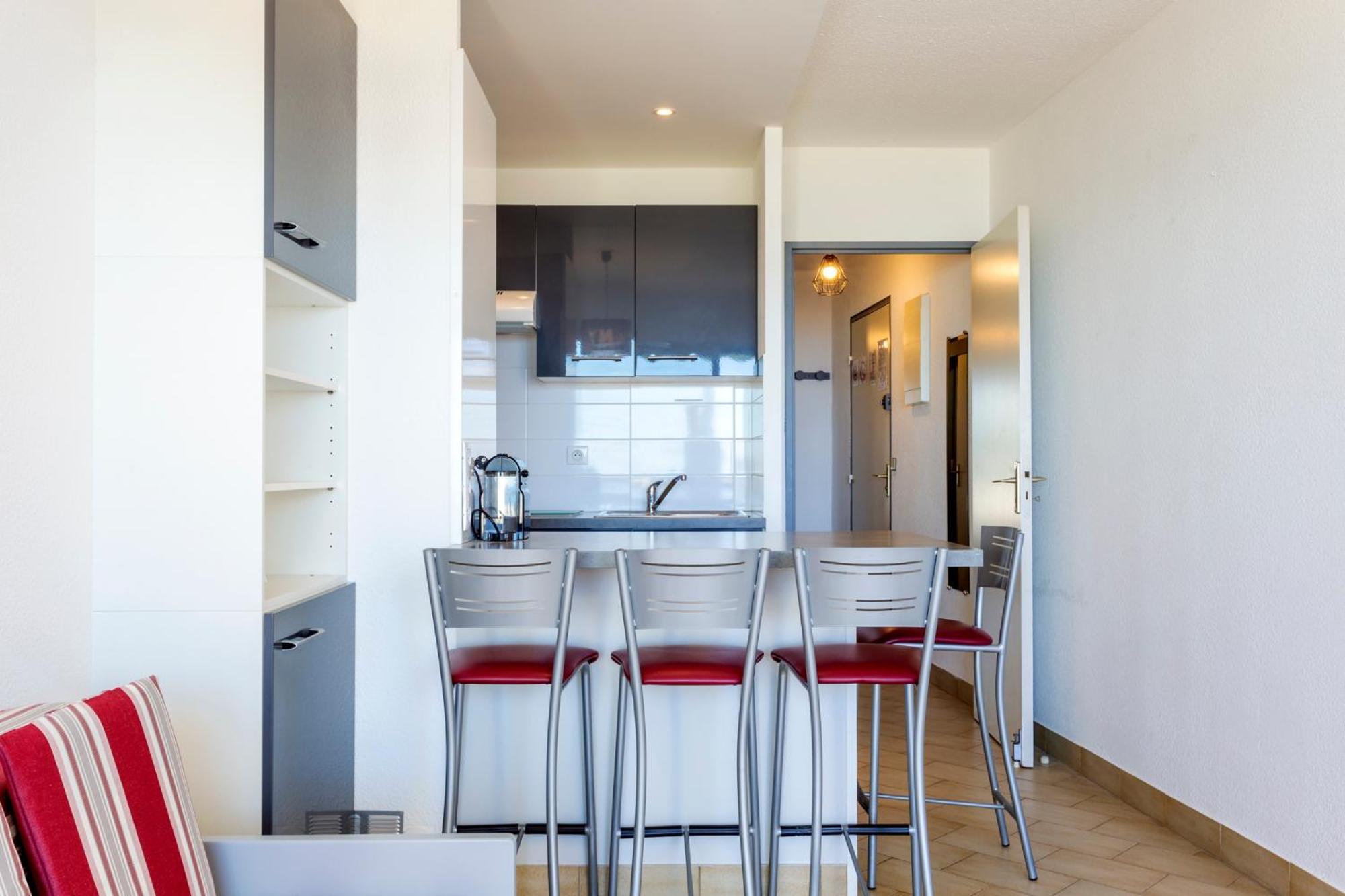 Chez Fabienne - Superbe Appartement Avec Vue Sur La Mer Et Parking La Grande-Motte Kültér fotó
